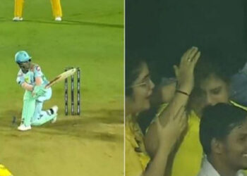 आयुष बडोनी के छक्के ने किया महिला प्रशंसक को घायल