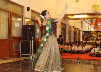 एम.एम.पी.एस. में मोनिशा नायक द्वारा कत्थक की मनमोहक प्रस्तुति