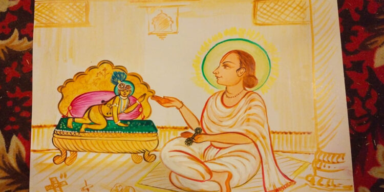 वल्लभाचार्य प्राकट्य महोत्सव के उपलक्ष्य में चित्रांकन प्रतियोगिता का शुभारम्भ