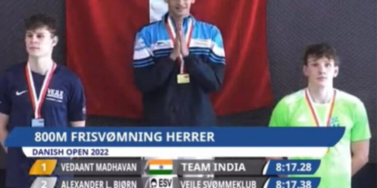 वेदांत माधवन ने डेनिश ओपन 2022 में सिल्वर के बाद जीता गोल्ड
