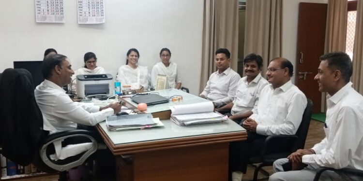 मिटिंग का आयोजन कर किया राष्ट्रीय लोक अदालत की तैयारी का आगाज