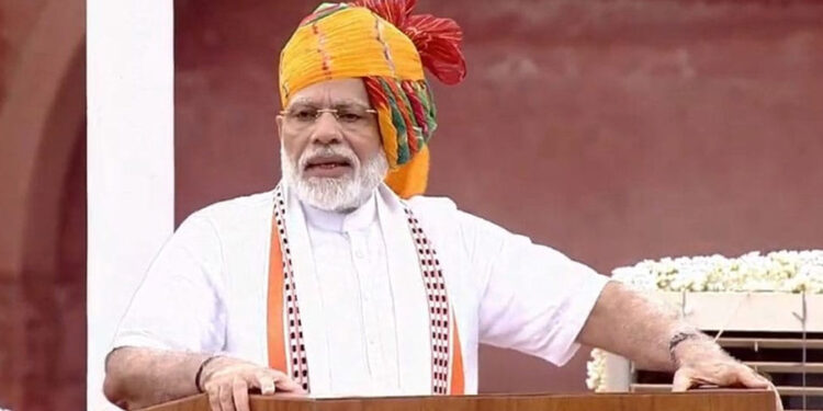 प्रधानमंत्री मोदी आज लाल किले से देश को संबोधित करेंगे