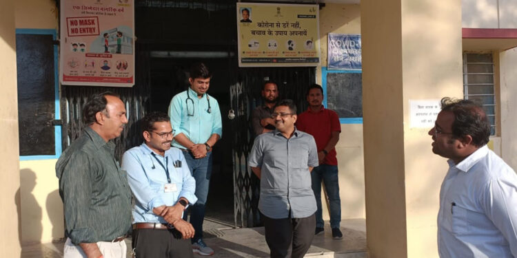 जिला कलेक्टर सक्सेना ने किया चारभुजा में निरीक्षण