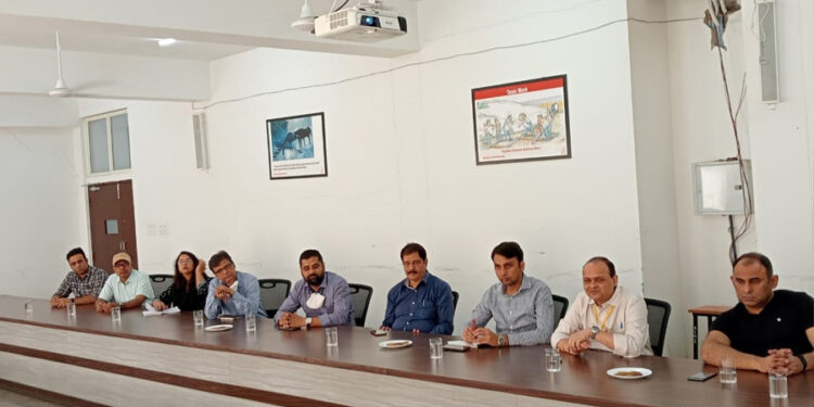 केन्द्रीय टी.बी अनुभाग की टीम ने किया जिले का दौरा