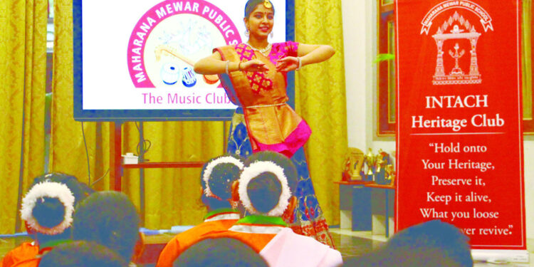 महाराणा मेवाड़ पब्लिक स्कूल उदयपुर में मनाया अंतर्राष्ट्रीय नृत्य दिवस