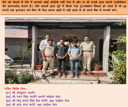 क्रेडिट कार्ड लिमिट बढ़ाने के नाम पर ऑन लाईन ठगी