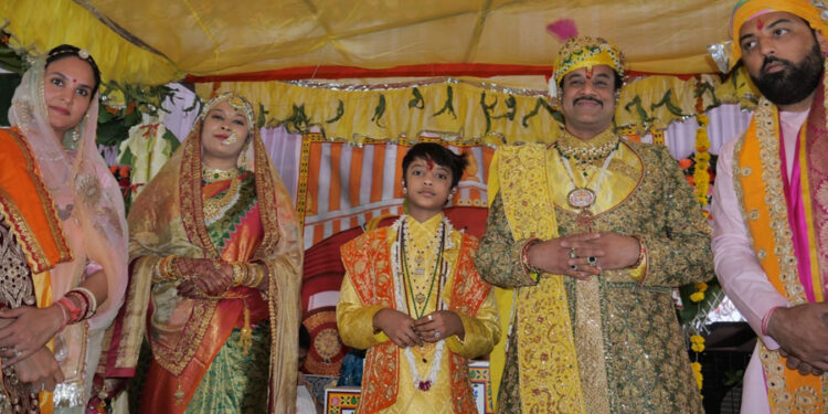 गंगाजी पूजन के साथ 6 दिवसीय शुभ यज्ञोपवीत प्रस्ताव हुआ संपूर्ण