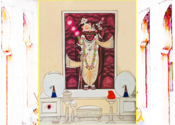 श्रीनाथजी के आज धोती पटका के श्रृंगार दर्शन