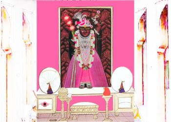 श्रीनाथजी के आज ग्वाल पगा चन्द्रिका श्रृंगार के दर्शन