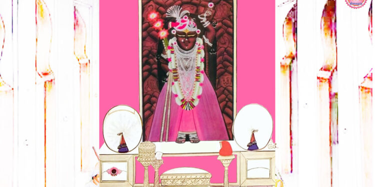 श्रीनाथजी के आज ग्वाल पगा चन्द्रिका श्रृंगार के दर्शन