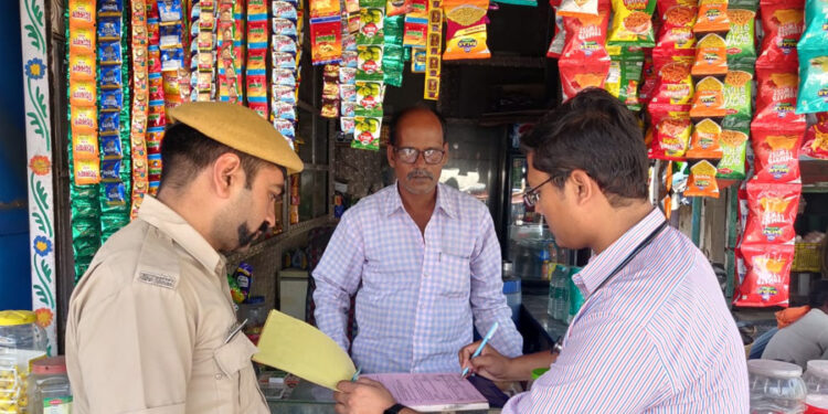 गांव-ढांणियो तक पहुंची टीमे, तम्बाकू मुक्त राजसमंद के लिये बड़े स्तर पर हुए चालान