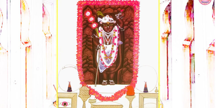 श्रीनाथजी के आज ऋतु के प्रथम आड़बंद श्रृंगार दर्शन