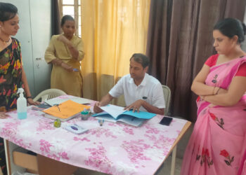 वनस्टॉप सेंटर का किया निरीक्षण