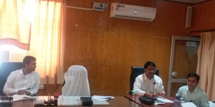 आपदा प्रबंधन के संबंध में महत्वपूर्ण बैठक आयोजित