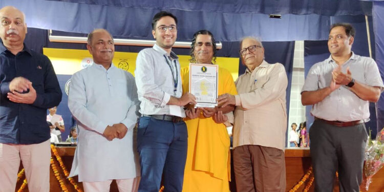 एम.एम.पी.एस. के छात्र का विद्यार्थी विज्ञान मंथन परीक्षा में तृतीय स्थान