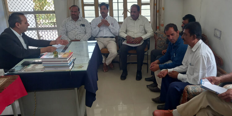 राष्ट्रीय लोक अदालत के सफल आयोजन हेतु बैठक आयोजित की गई