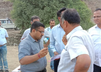 जिला कलक्टर सक्सेना ने किया देलवाडा में मौका मुआयना