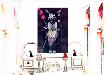 श्रीनाथजी के आज बसरा के मोतियों के अदभुत श्रृंगार में दर्शन