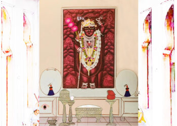 श्रीनाथजी में आज शरबती परधनी, कतरा के श्रृंगार