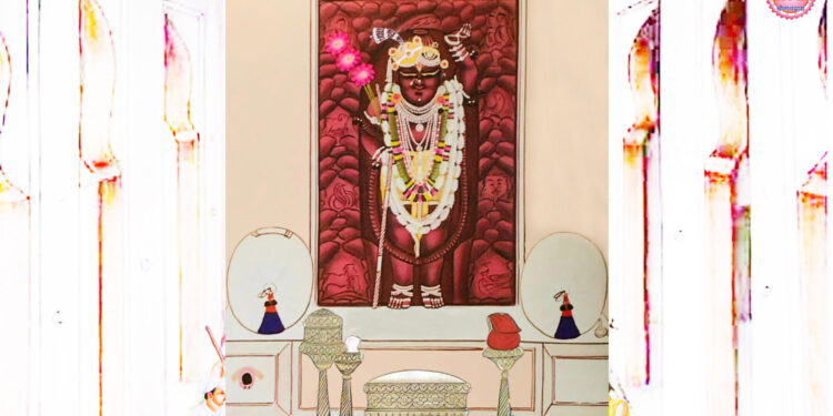 श्रीनाथजी में आज शरबती परधनी, कतरा के श्रृंगार