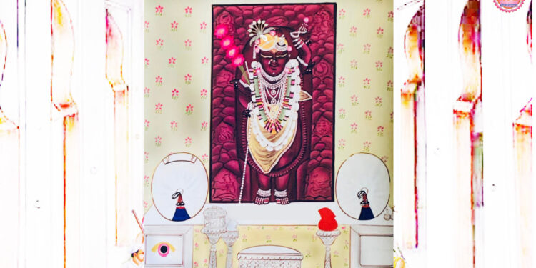 श्रीनाथजी के आज आड़बंद पर कतरा चन्द्रिका के श्रृंगार दर्शन