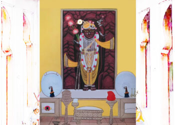 श्रीनाथजी के आज चन्दनी धोती पटका के श्रृंगार दर्शन