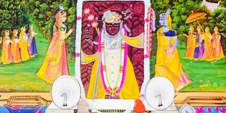 श्रीनाथजी में आज सेहरा का श्रृंगार, सायंकाल में कली के श्रृंगार