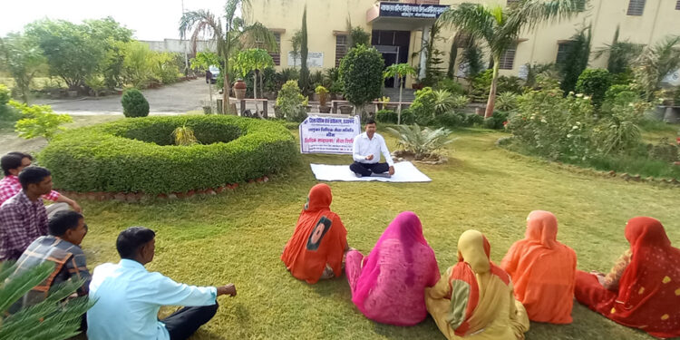 न्यायालय परिसर भीम तथा पाटिया ग्राउंड भीम में योग दिवस मनाया गया