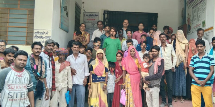 बाल श्रमिक एवं भीक्षावृति में दस्तयाब 16 बच्चों को परिवार में पुनर्वासित किया