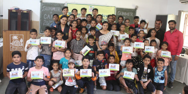 सनराइज विद्यालय में समर कैंप का हुआ समापन समारोह