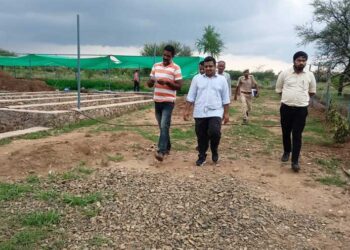 जिला कलक्टर सक्सेना ने किया रेलमगरा में मिर्ची की फसल का अवलोकन