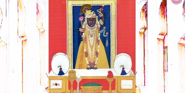 श्रीनाथजी में आज से जन्माष्टमी की बधाई प्रारंभ, जन्माष्टमी के प्रतिनिधि श्रृंगार