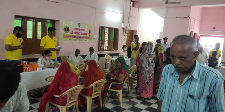 कोठारिया में एक दिवसीय लायन्स क्लब का चिकित्सा शिविर सम्पन्न