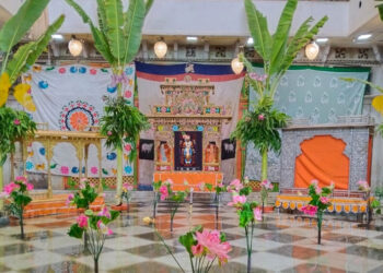 खस के बंगले में विराजे प्रभु द्वारकाधीश