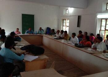 पंचायत समिति खमनोर में एसीईओ ने ली समीक्षा बैठक