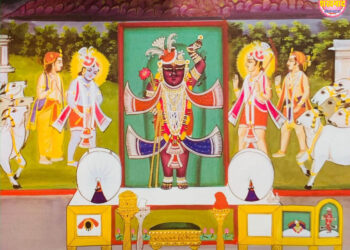 आज श्रीनाथजी के दोहरा मल्लकाछ-टिपारा श्रृंगार में दर्शन