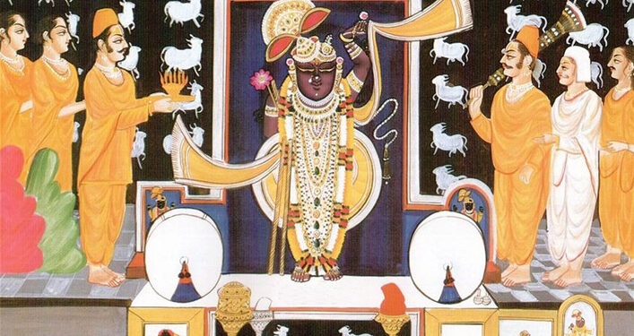 आज श्रीनाथजी में सप्त स्वरूपोत्सव का श्रृंगार