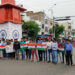 जल चक्की पर युवाओं ने मानव श्रृंखला बनाकर हर घर तिरंगा फहराने का किया आव्हान