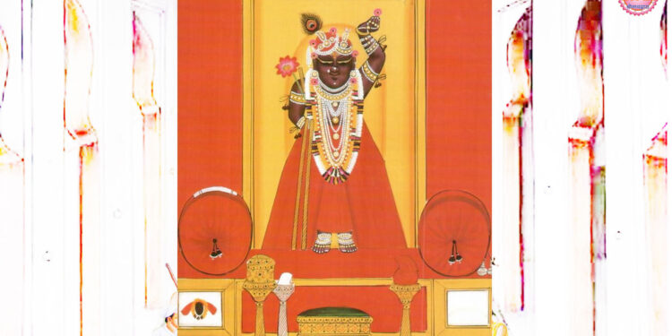 श्रीनाथजी में आज हिंडोलना विजय, पिछोड़ा-चन्द्रिका का श्रृंगार