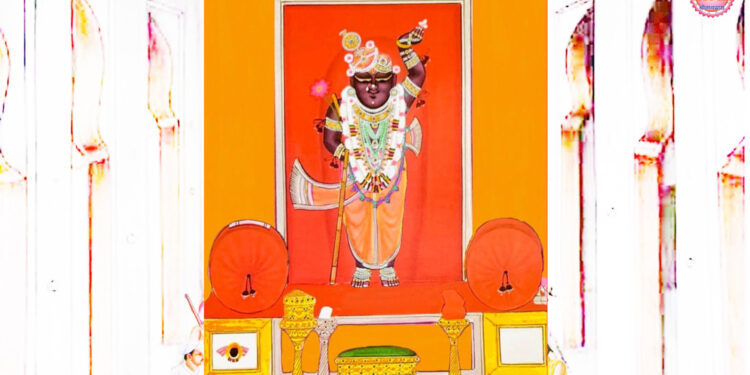 श्रीनाथजी में आज धोती-पटका व चन्द्रिका के श्रृंगार, स्वंत्रता दिवस की बधाई