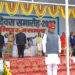 गृह राज्य मंत्री राजेन्द्र यादव ने ध्वजारोहण किया