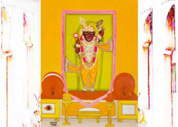 श्रीनाथजी में आज से राधाष्टमी की बधाई प्रारंभ