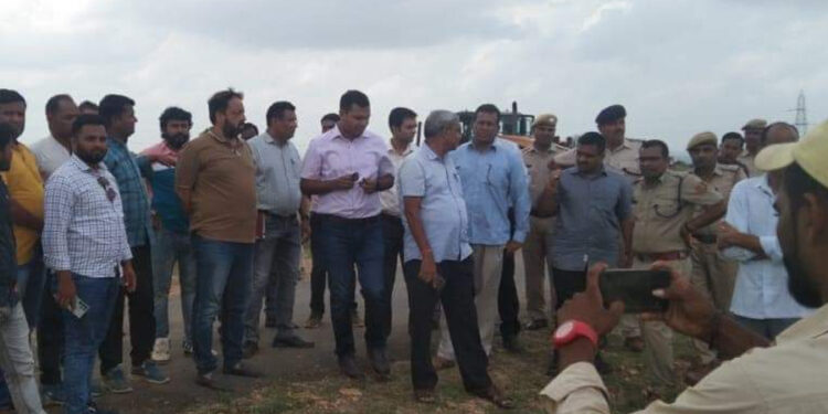 मुख्यमंत्री के दौर को लेकर भीम विधायक रावत व जिला कलक्टर सक्सेना ने किया निरीक्षण