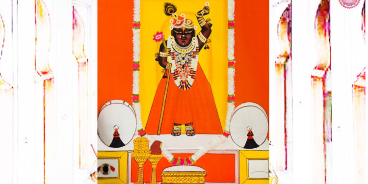 श्रीनाथजी में आज राधाष्टमी उत्सव के आगम का श्रृंगार