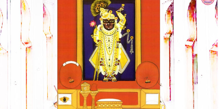 श्रीनाथजी में आज राधाष्टमी का परचारगी श्रृंगार