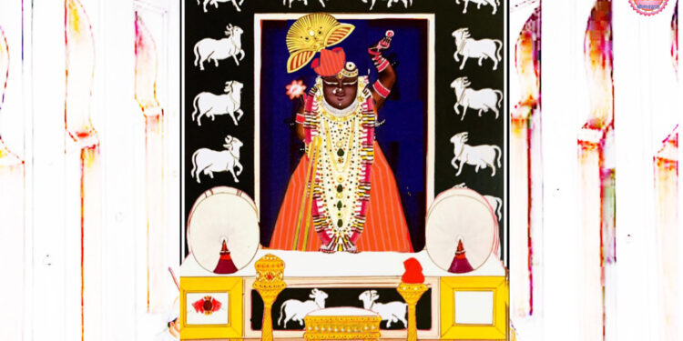 श्रीनाथजी में आज अधकि का छप्पनभोग मनोरथ (बड़ा मनोरथ)