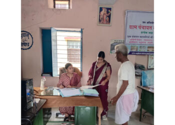 विकास अधिकारी राजसमन्द पारीक ने किया निरीक्षण