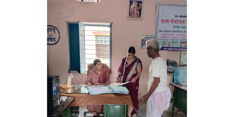 विकास अधिकारी राजसमन्द पारीक ने किया निरीक्षण