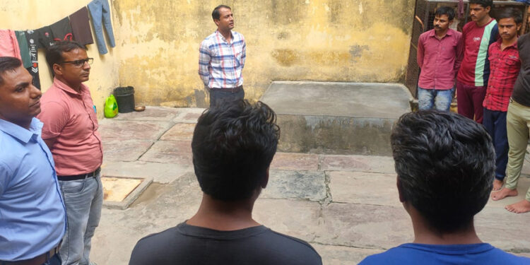 न्यायाधीश ने किया उप कारागृह भीम का निरीक्षण