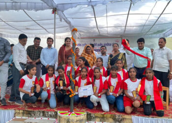 एमडी में ब्लॉक स्तरीय राजीव गांधी ग्रामीण ओलंपिक खेल का समापन